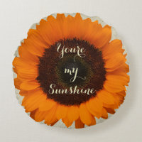 Du bist mein Sonnenschein Orange Sonnenblumen Burl