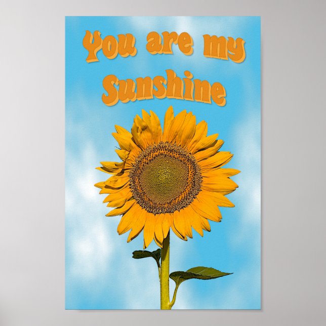 Du bist mein Sonnenschein Poster (Vorne)