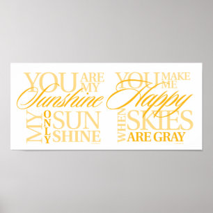 Du bist mein Sonnenschein Poster