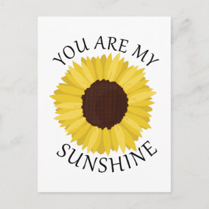 Du bist mein Sonnenschein Postkarte