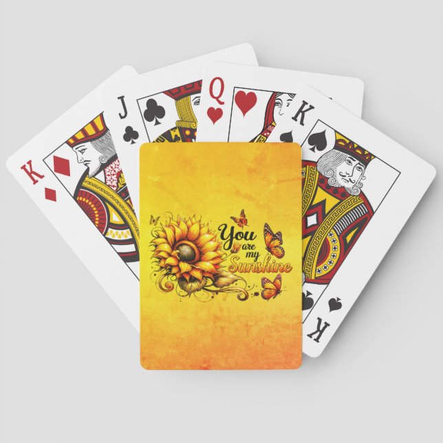 Du bist mein Sonnenschein Spielkarten (Rückseite)