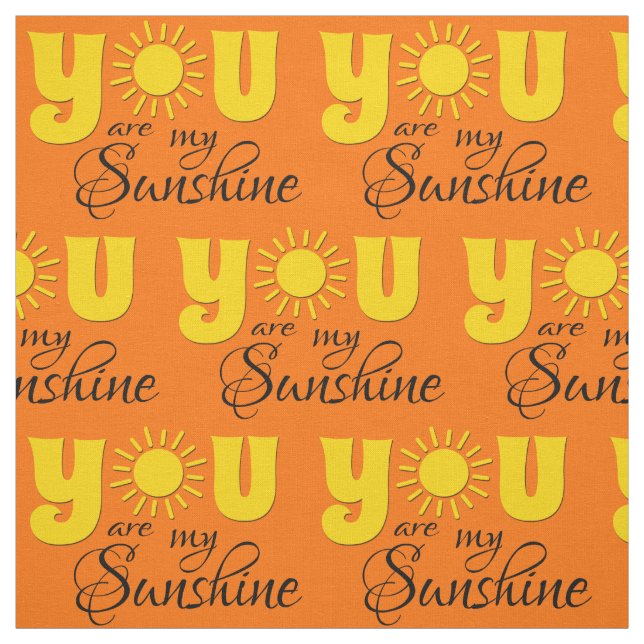 Du bist mein Sonnenschein Stoff (Muster)