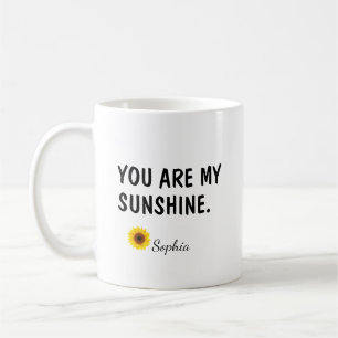 Du bist mein Sonnenschein Tochtergeschenk Kaffeetasse