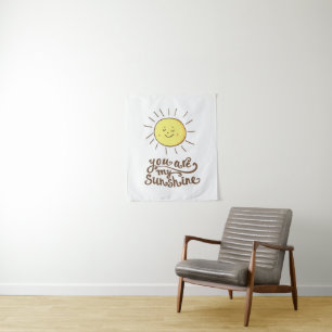 Du bist mein Sonnenschein Wandteppich