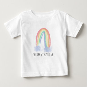 Du bist mein Sonnenschein Wasserfarbe gestrichen R Baby T-shirt
