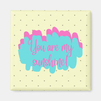 Du bist mein Sonnenscheinplatz-Magnet Magnet