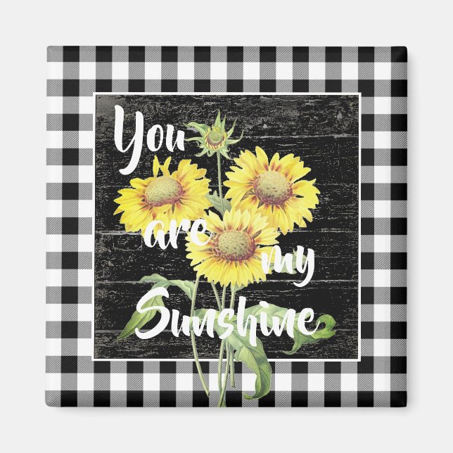 Du bist mein Sonnenschutzmagnet Magnet (Vorne)