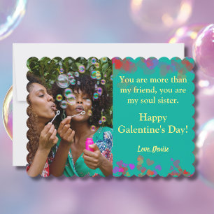 Du bist mein Soul, die Schwester Galentine. Feiertagskarte