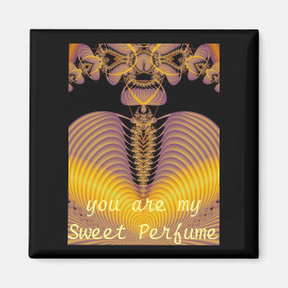 Du bist mein... Square Magnet