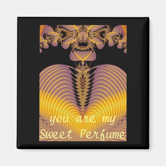 Du bist mein... Square Magnet (Vorne)