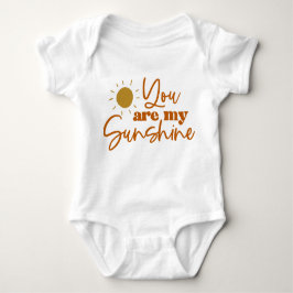 Du bist mein Sunshine Baby Bodysuit Baby Strampler