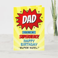 Du bist mein Superheld-Vater Geburtstag 2 Fotokart