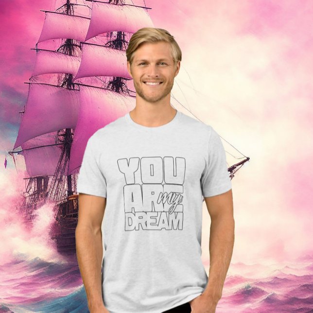 Du bist mein Traum Tri-Blend Shirt (Von Creator hochgeladen)