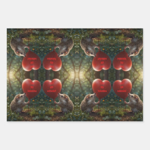 Du bist mein Valentine Geschenkpapier Set