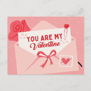 Du bist mein Valentinstag Feiertagspostkarte