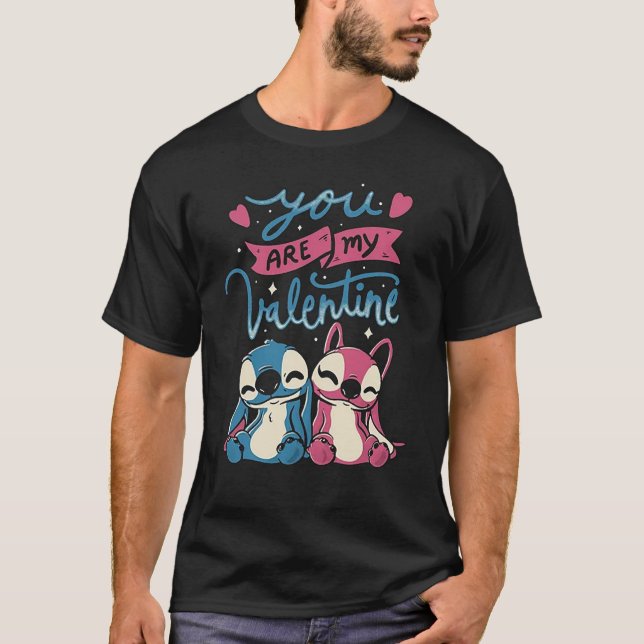 Du bist mein Valentinstag T-Shirt (Vorderseite)