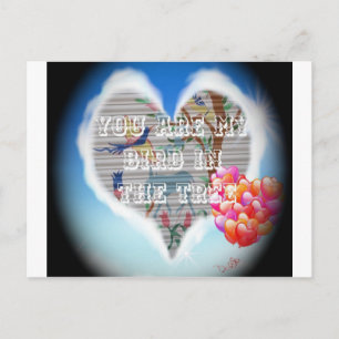 Du bist mein Vogel in den Bäumen.png Postkarte