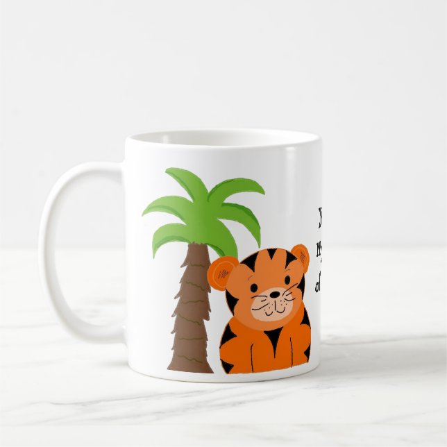 Du bist meine Art Tiger Tasse (Links)