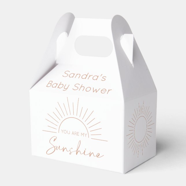 Du bist meine Baby-Dusche. Geschenkschachtel (Vorderseite)