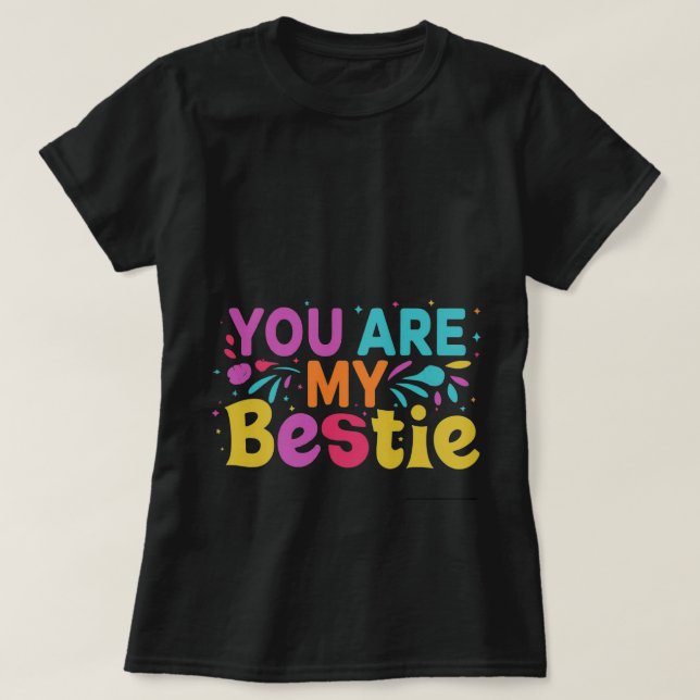 Du bist meine Bestie T-Shirt (Design vorne)