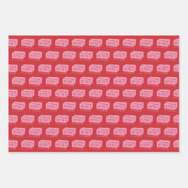 Du bist meine Butterhälfte - Punny Valentins Wrapp Geschenkpapier Set