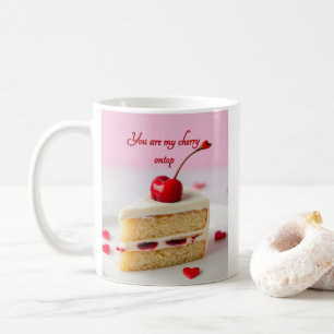 Du bist meine Cherry-on-top-Personalisierte Kaffee Kaffeetasse