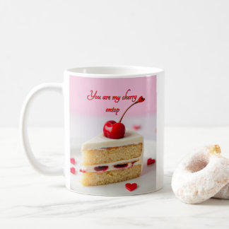 Du bist meine Cherry-on-top-Personalisierte Kaffee Kaffeetasse
