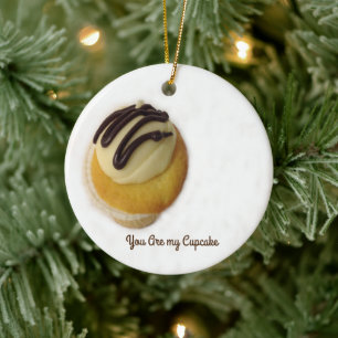 Du bist meine Cupcake Keramik Ornament