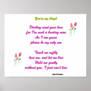 Du bist meine enromantischen Plakate