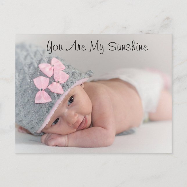 Du bist meine Foto-Postkarte Postkarte (Vorderseite)