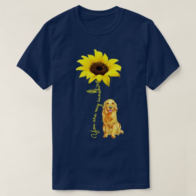 Du bist meine goldene Sonnenblume1 T-Shirt (Design vorne)