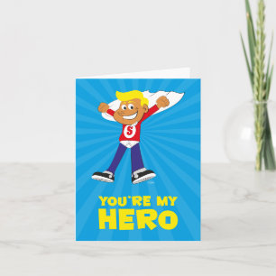 Du bist meine Heldenkarte Karte