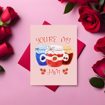 Du bist meine Jam Valentinstag Card