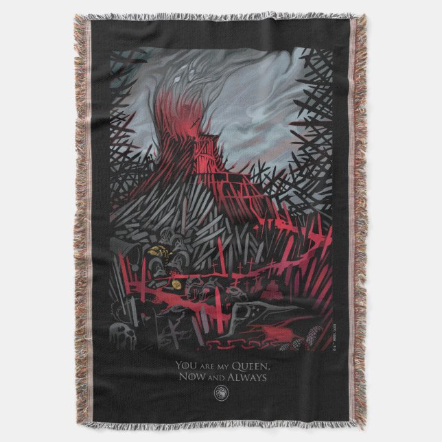 Du bist meine Königin, jetzt und immer Decke (Vorderseite Vertikal)