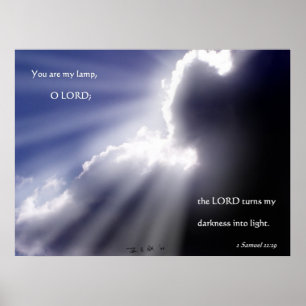 Du bist meine Lampe Poster