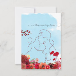 Du bist meine Liebe Dankeskarte