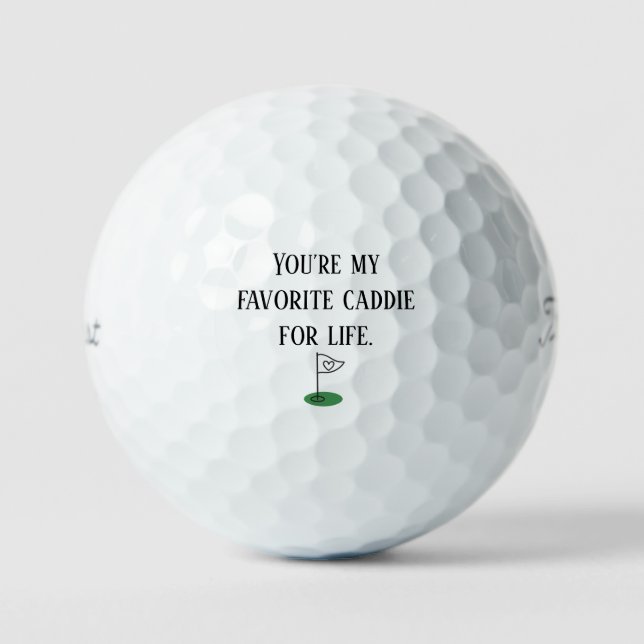 "Du bist meine Lieblingsbeschäftigung für das Lebe Golfball (Vorderseite)