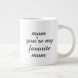 Du bist meine Lieblingsmom Muttertagsgeschenk Kaff Jumbo-Tasse