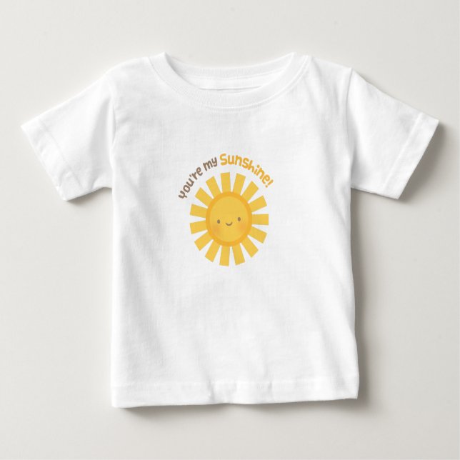 Du bist meine Niedliche, sonnendurchflutete Kinder Baby T-shirt (Vorderseite)
