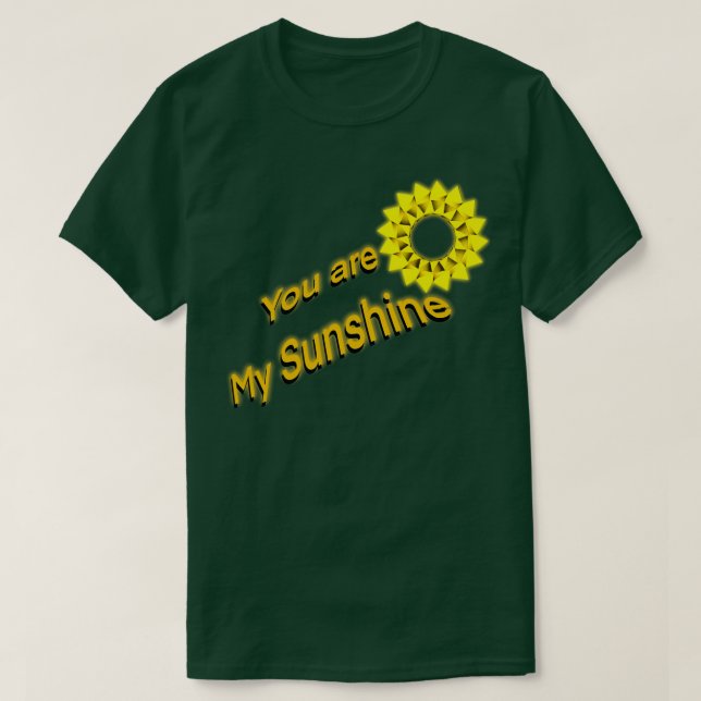 Du bist meine Origami-Sonne T-Shirt (Design vorne)