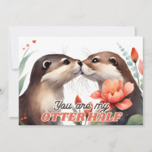 Du bist meine Otter-Hälfte Otter Küssen Valentinst
