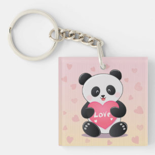 Du bist meine panda-mische Liebe Schlüsselanhänger
