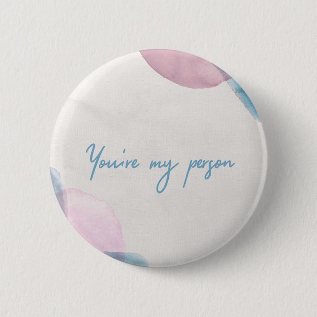 Du bist meine Person Button (Vorderseite)