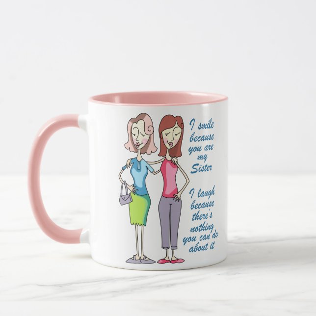 Du bist meine Schwester Tasse (Links)