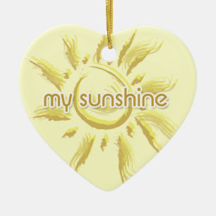 Du bist meine Sonne Keramikornament
