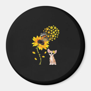 Du bist meine Sonnenblume Chihuahua Männer Frauen Magnet