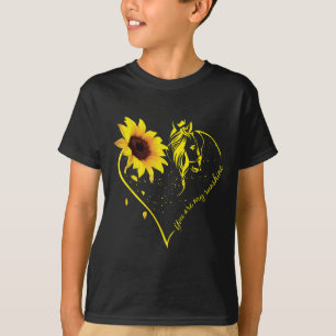 Du bist meine Sonnenblume und mein Pferd T-Shirt