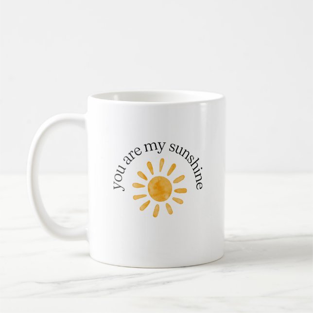 Du bist meine Sonnenschein-Tasse Kaffeetasse (Links)
