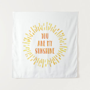 Du bist meine Sonnenscheinblendfarbe Wandteppich