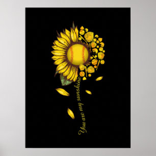 Du bist meine Sonnenscheinblume Poster